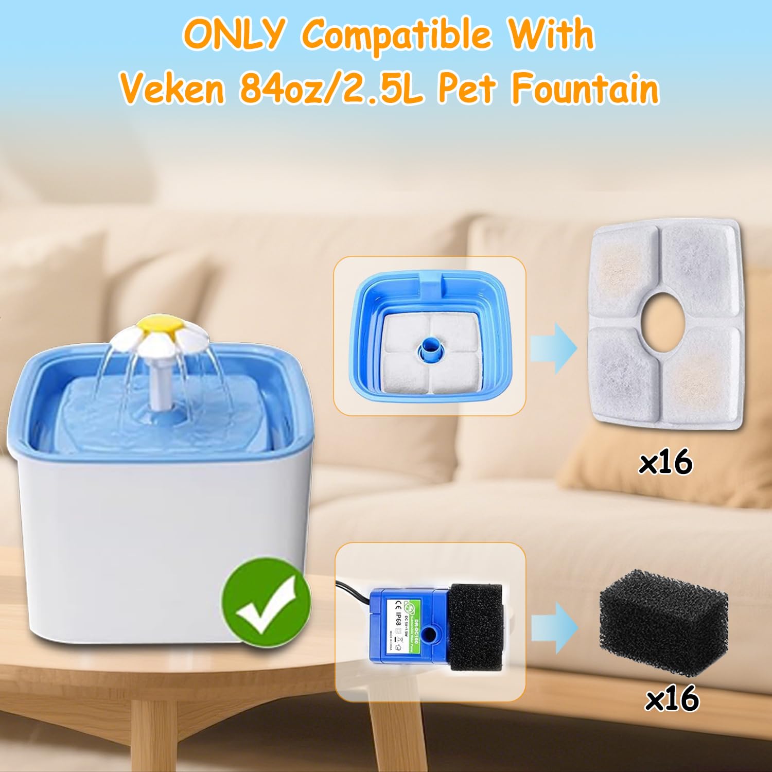 OUPUSES easy-installation guide highlights simple replacement steps