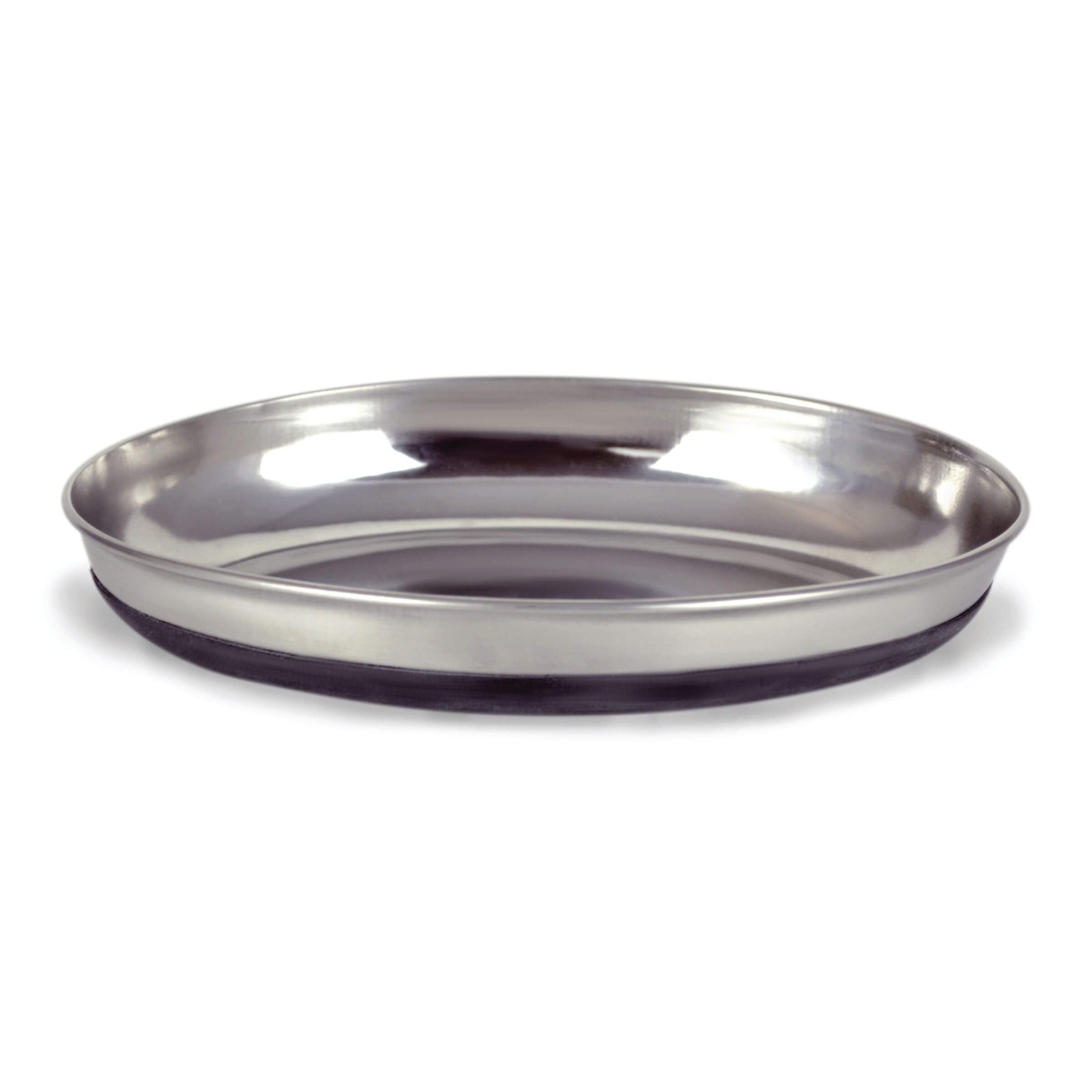Our Pets Dish Oval Cat Rubber Bottom Pet Bowl with non-slip base for stable, mess-free feeding