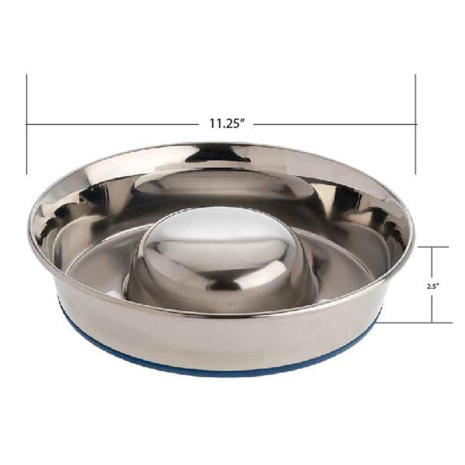 Our Pets Durapet non-slip base keeps the bowl steady on floors.