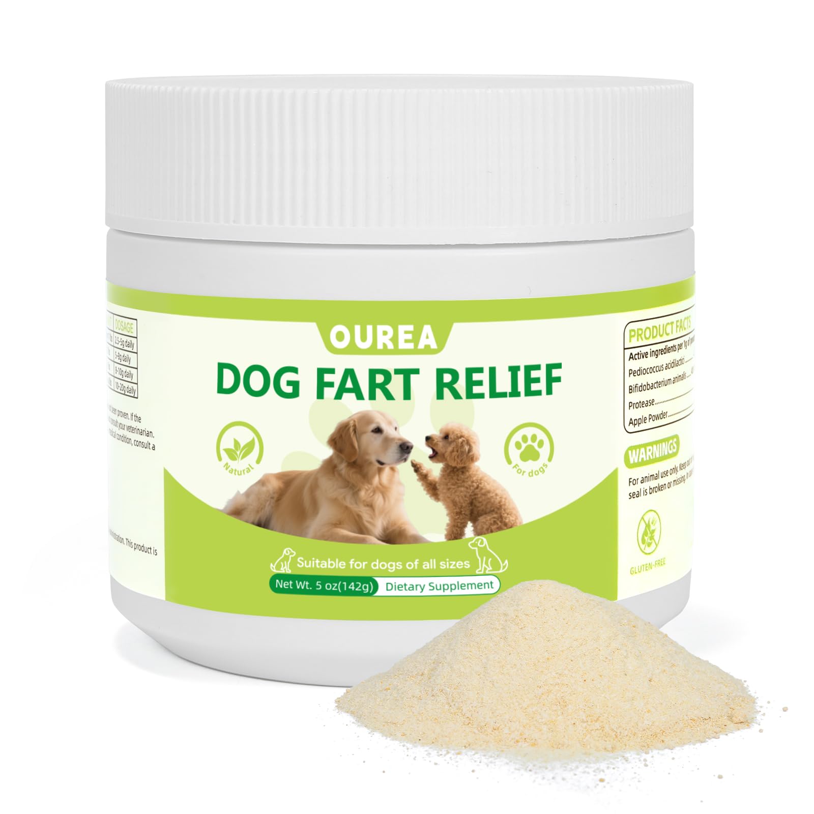 Ourea gut health support may help regulate intestinal activity and odor.