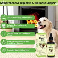 Ourea Slippery Elm Drops dropper dosing—easy dosing for seasonal stomach comfort