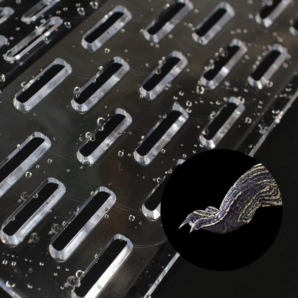 Ourjob turtle basking platform dock closeup emphasizes durable silicone suction cups.
