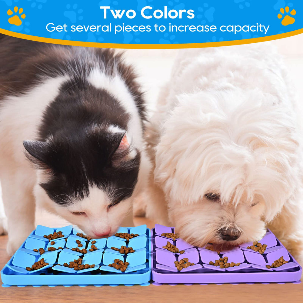 OurMiao Snuffle Mat blue dishwasher-safe surface for easy cleanup