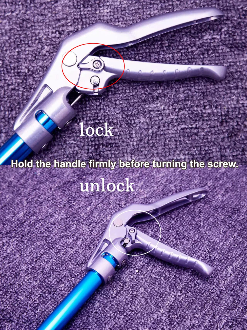 Ouronehome easy-storage-lock-feature image highlights compact storage when not in use.