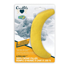 OurPets Cosmic Catnip Toy Fish features a fish shape to inspire pouncing and chase play.