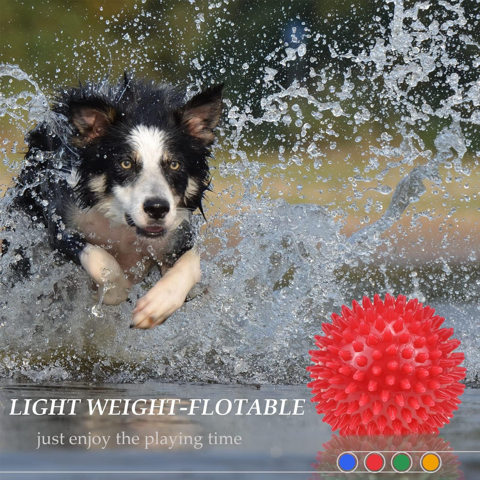 Ousiya floats on water for indoor and outdoor fetch and water games