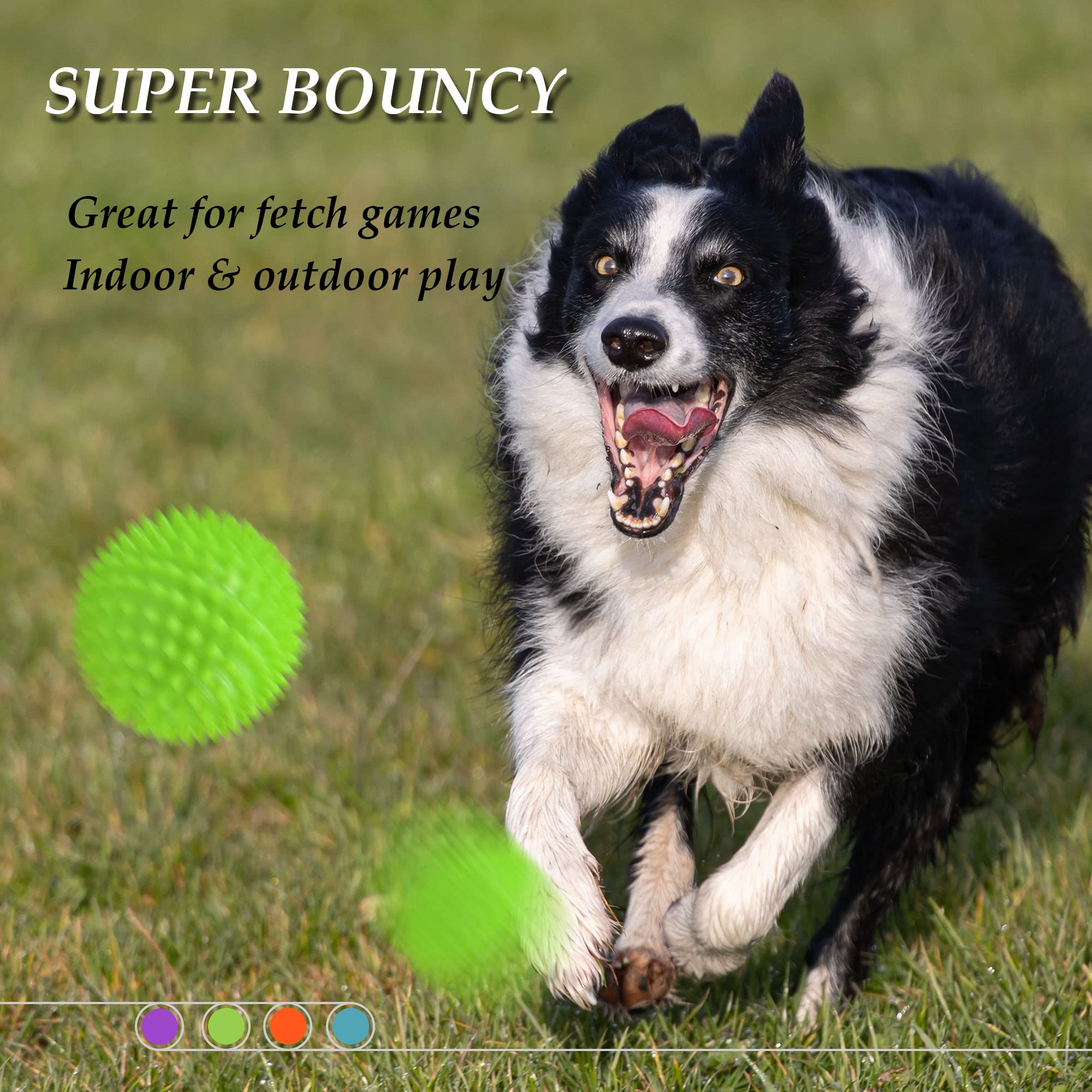 Ousiya durability-tested ball for aggressive chewers during play.