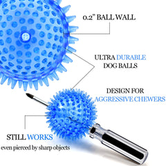 Ousiya squeaker inside dog ball engages dogs with stimulating sounds.