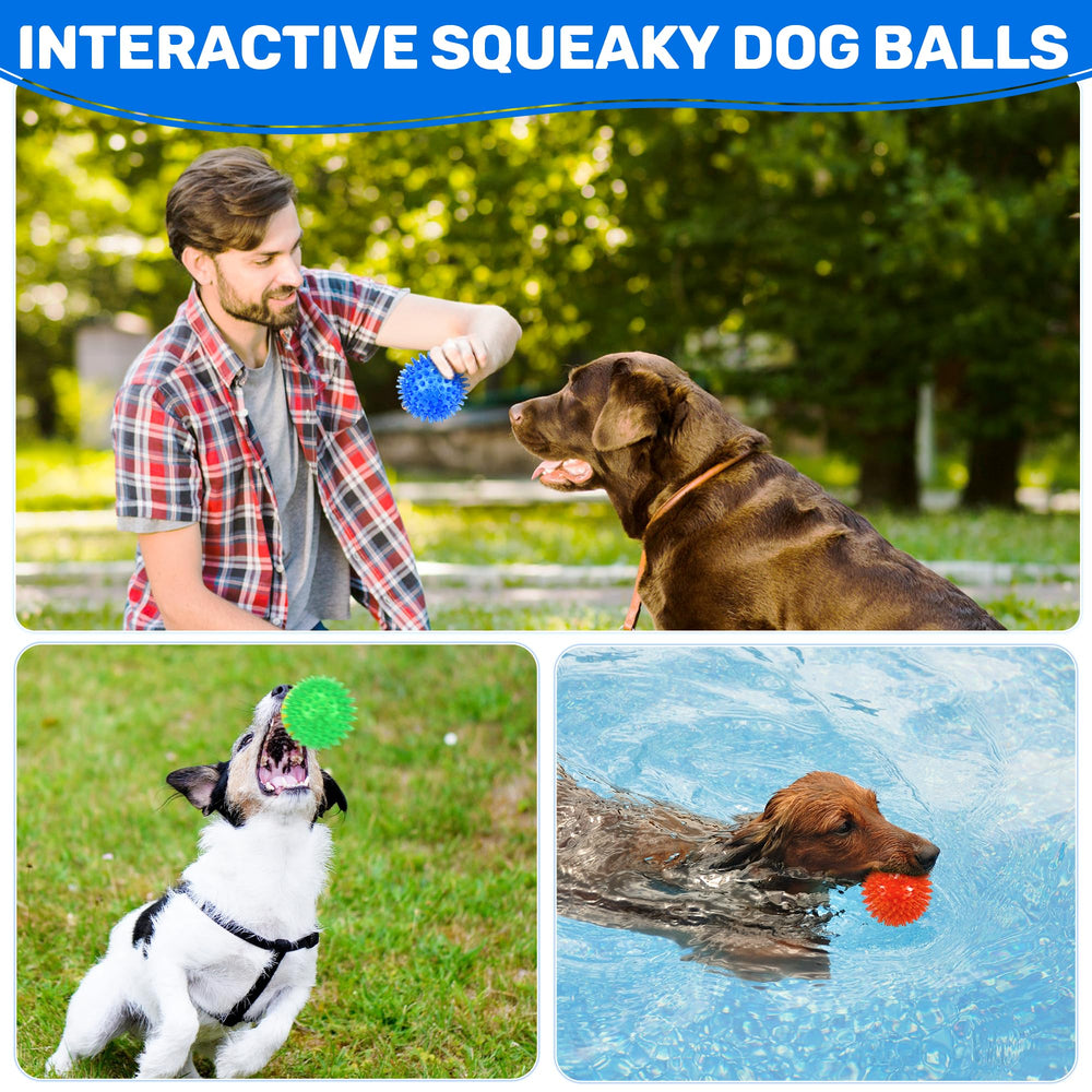 Ousiya night glow dog ball bright in low light for easy locating