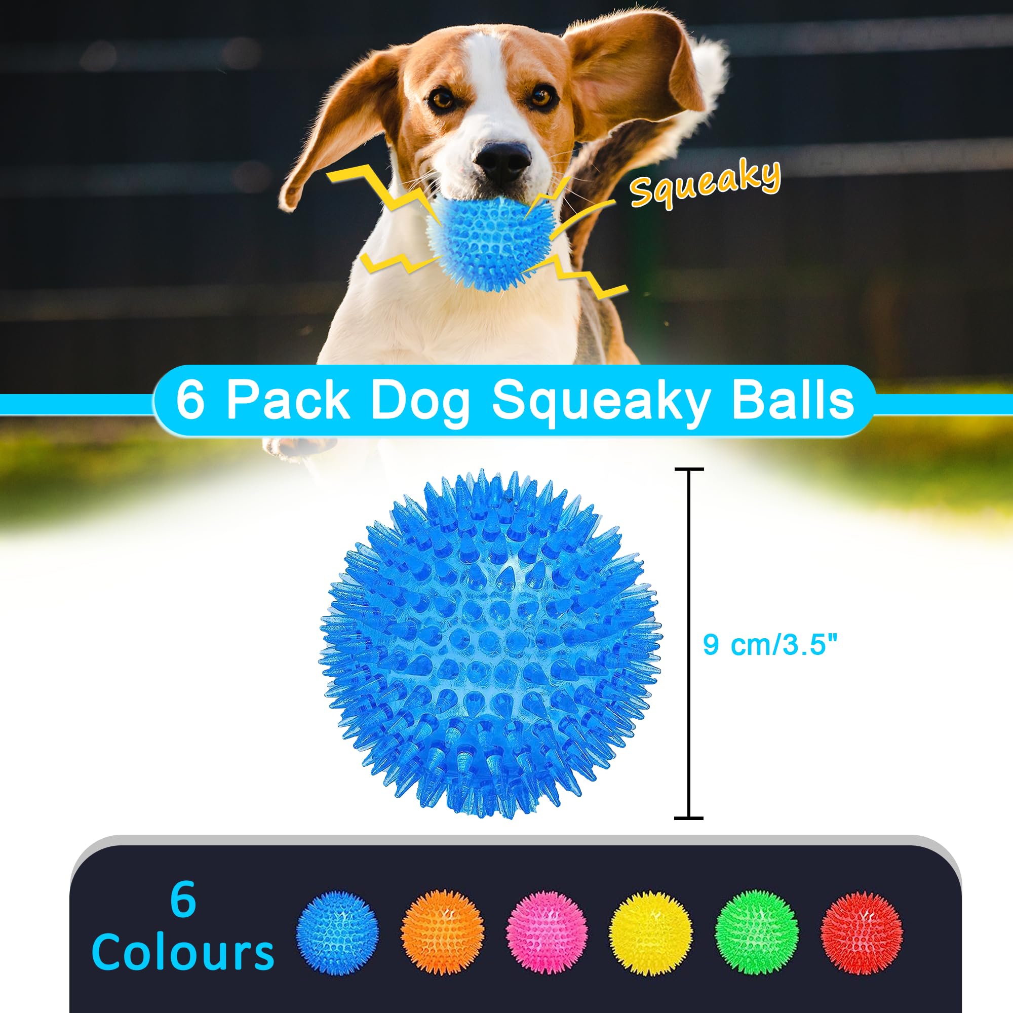Ousiya spiky texture close-up shows durable odorless TPR for chewers.