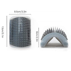 OUTASIGHT soft-bristles close-up delivering gentle massage and grooming