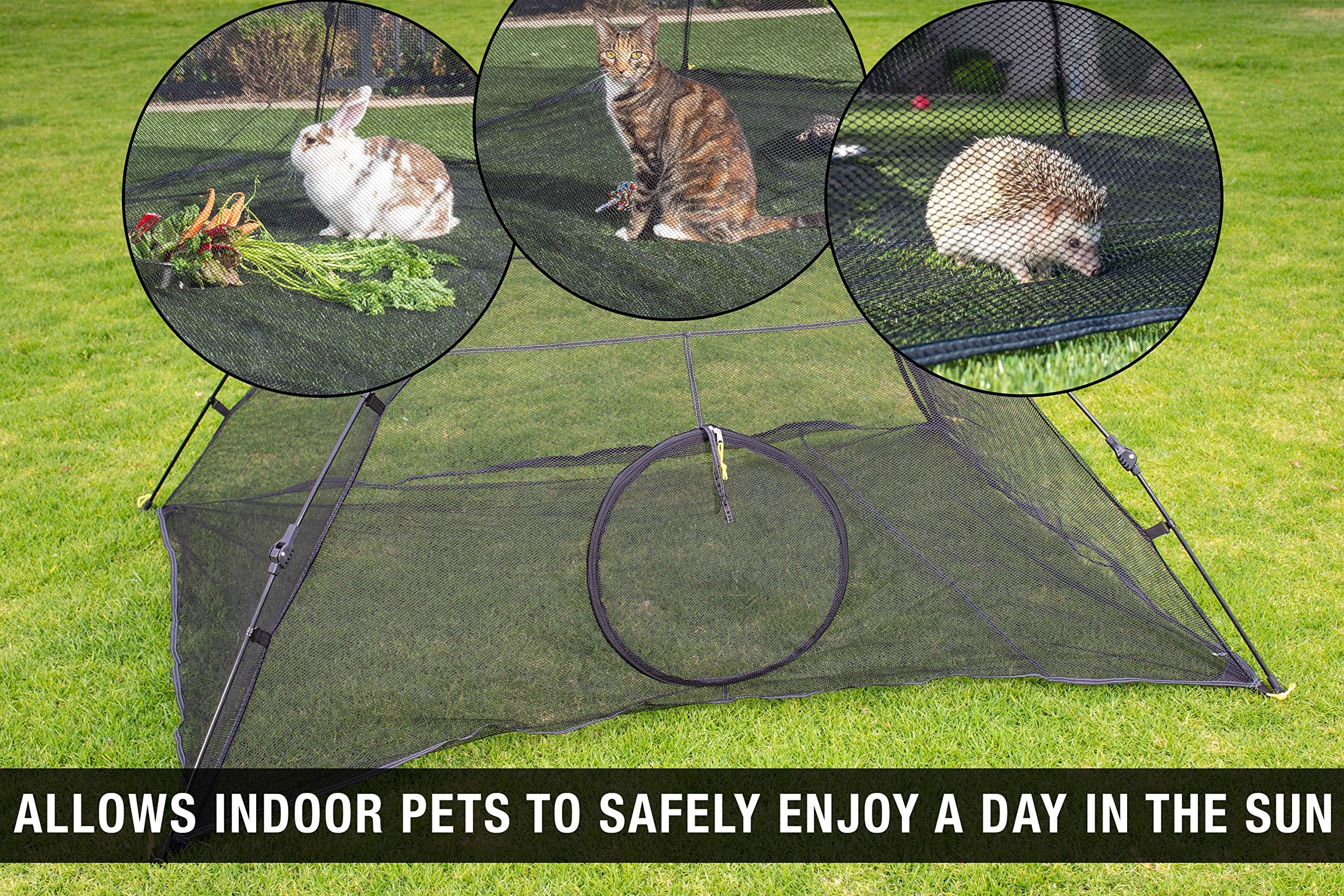 Outback Jack Cat Tent Large Indoor Outdoor Use keeps pets safe.
