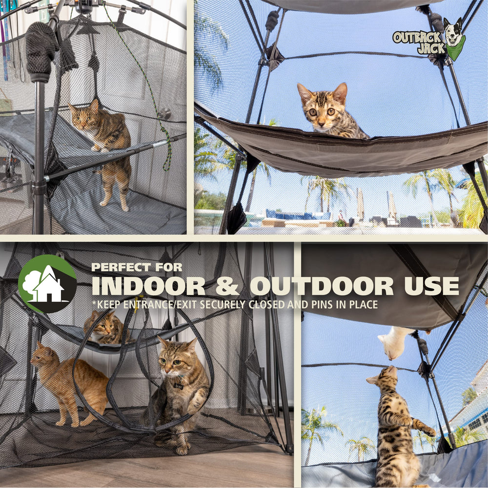 Outback Jack Catio outdoor setup for safe outdoor time