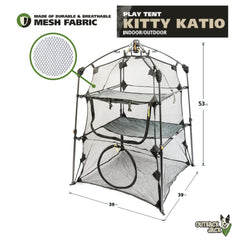 Outback Jack Catio close-up of reinforced seams for durability