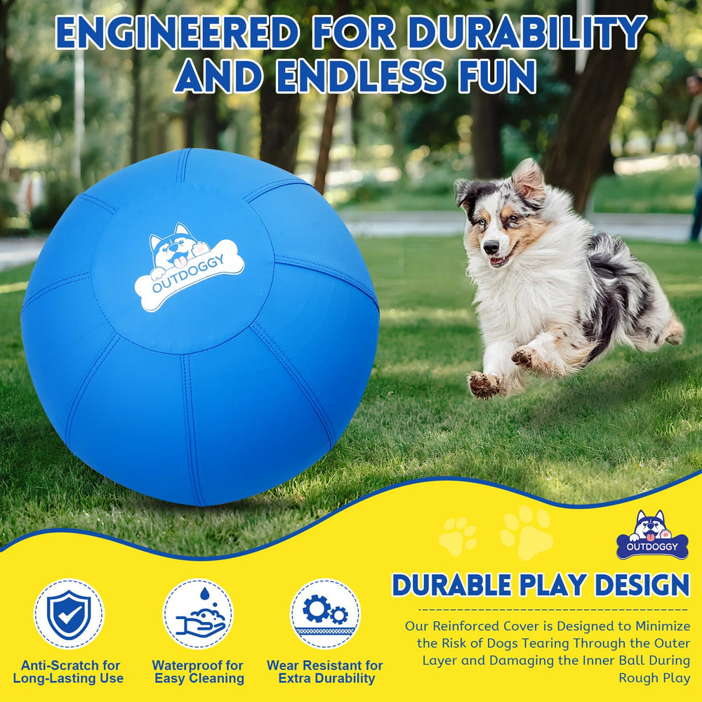Outdoggy Herding Ball Australian Shepherd use for breed-specific play and energy burn.