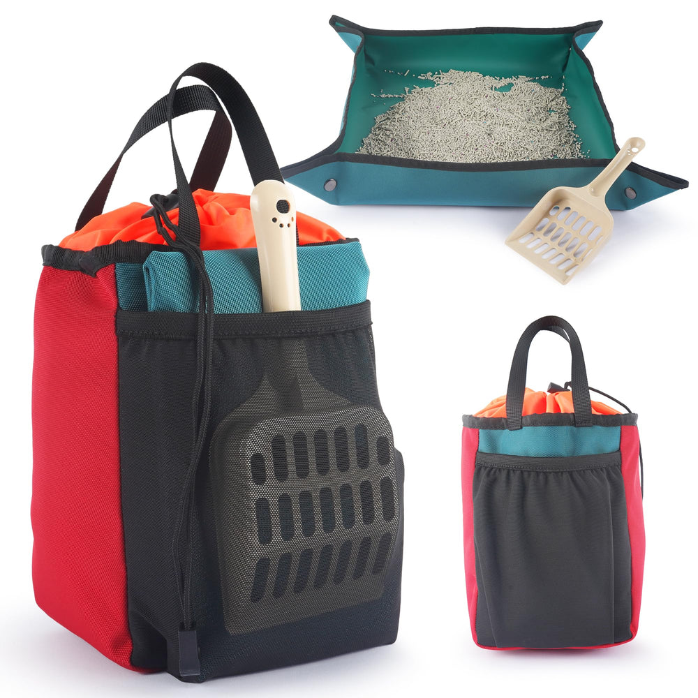 OutdoorBengal Travel Litterbox Folded shows compact portability for trips.