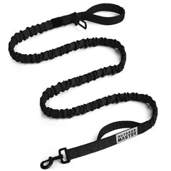 OutdoorMaster bungee leash with two padded handles offers versatile control on walks.