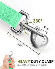 OutdoorMaster Bungee Leash uses durable nylon for long-lasting outdoor use.