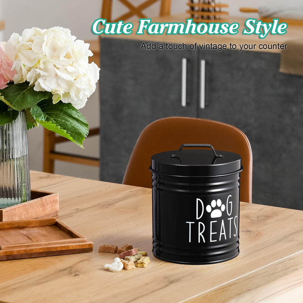 OUTNILI gift-worthy dog treat jar for pet lovers and friends.