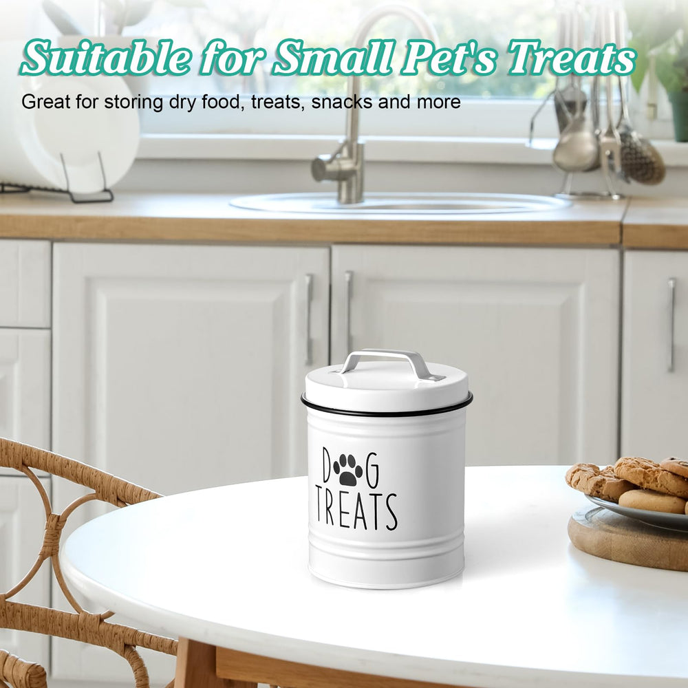 OUTNILI white metal lid seals moisture to extend snack freshness