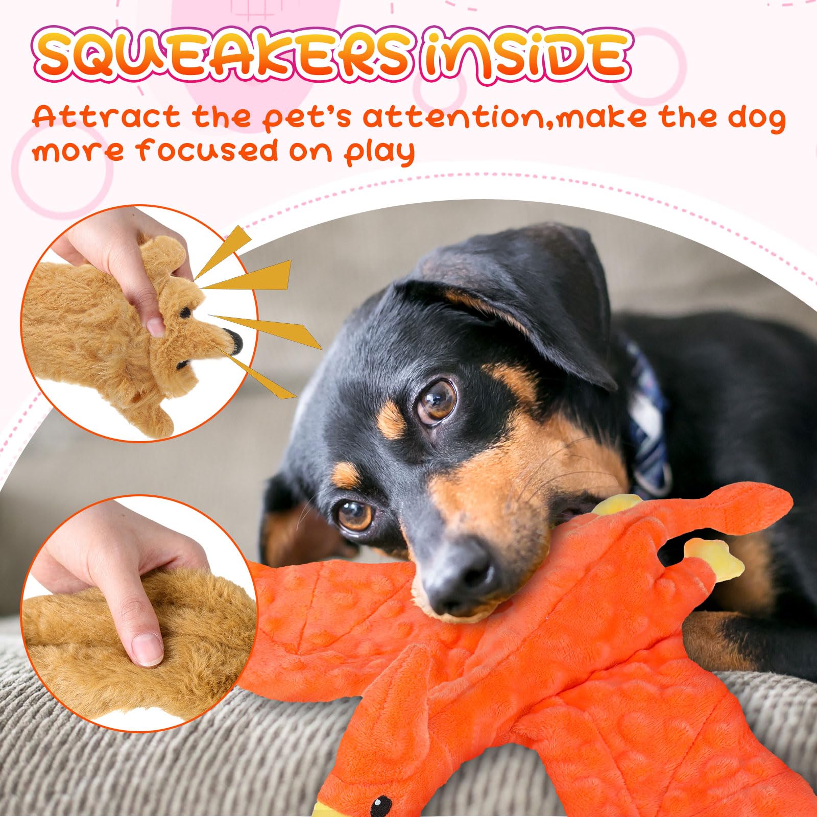 Outus 20 pcs bulk dog toys set for varied daily play routines