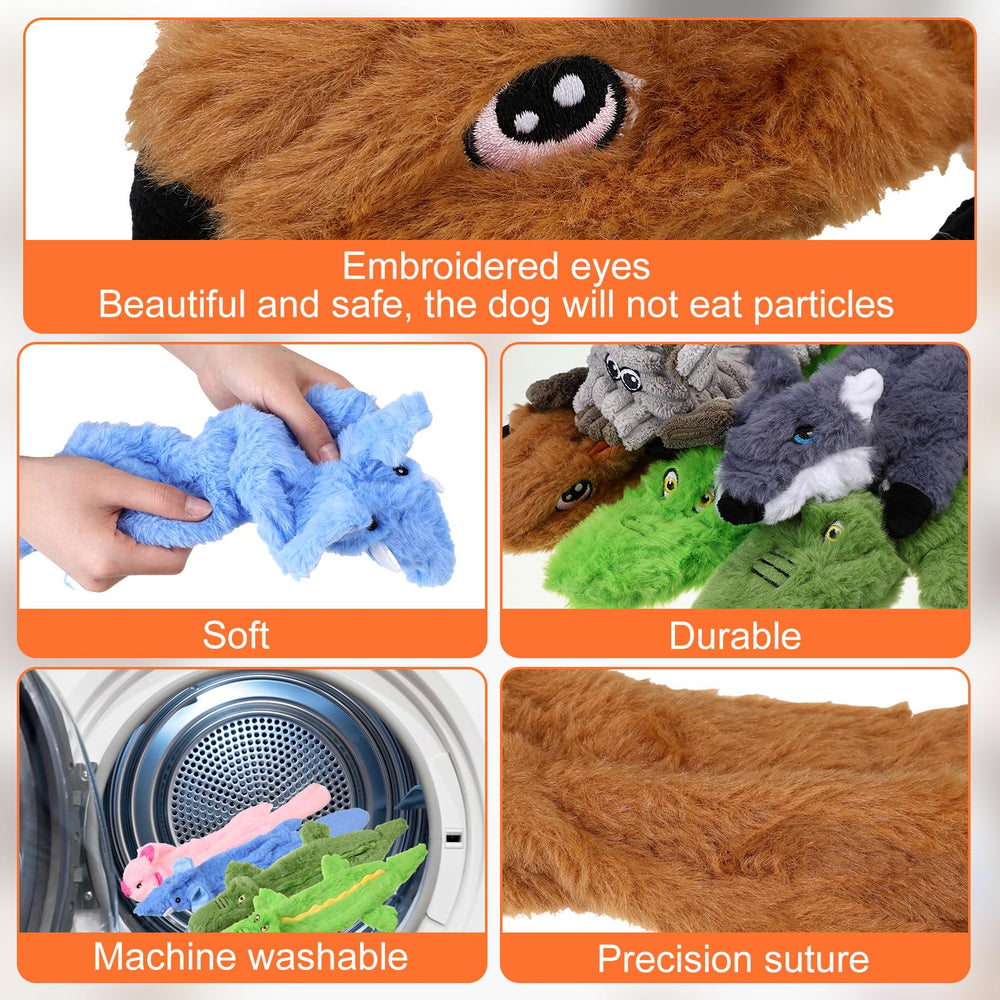 Outus dog squeaky toy donkey supports solo play and exercise