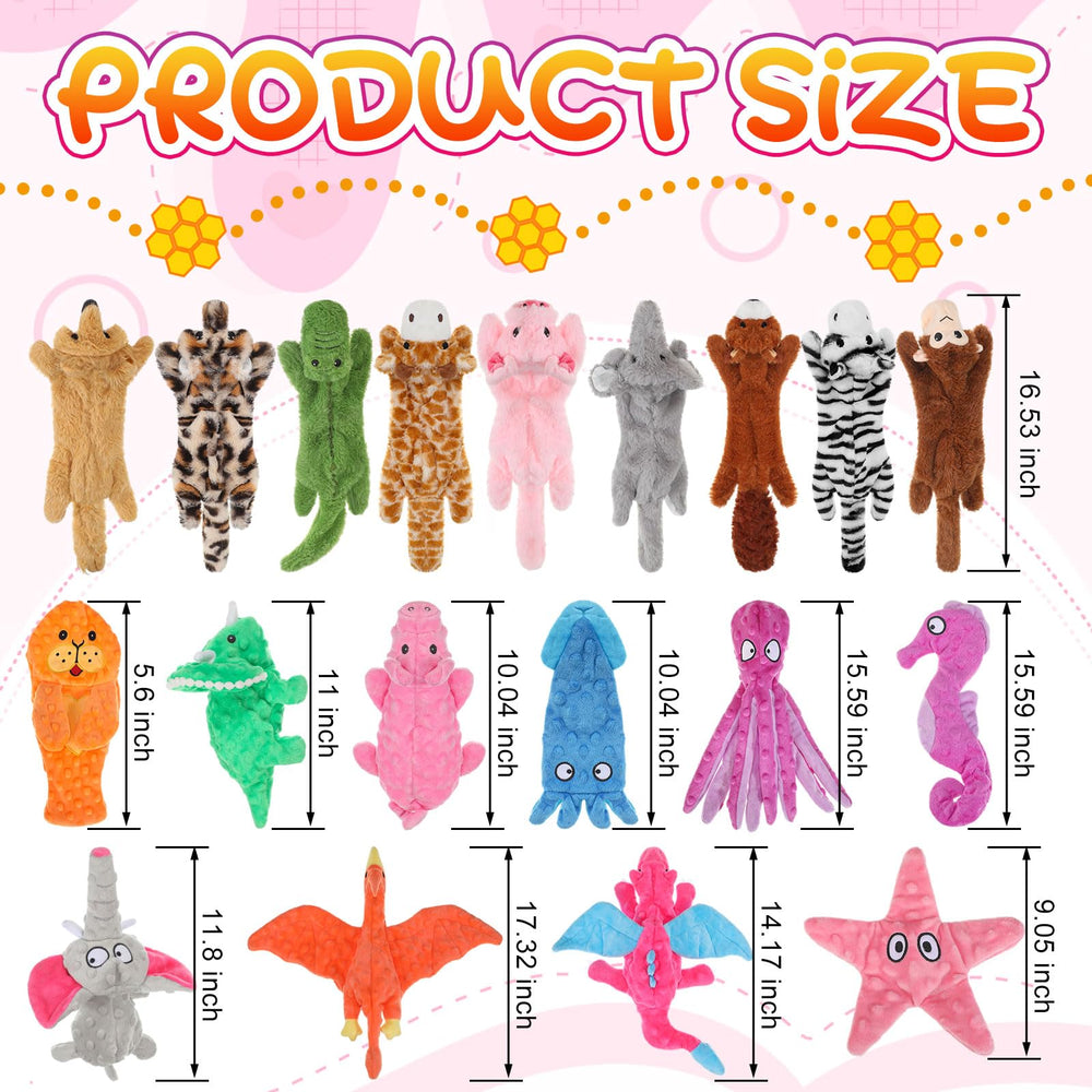 Outus dog toy head squeak design captures attention to encourage interactive play