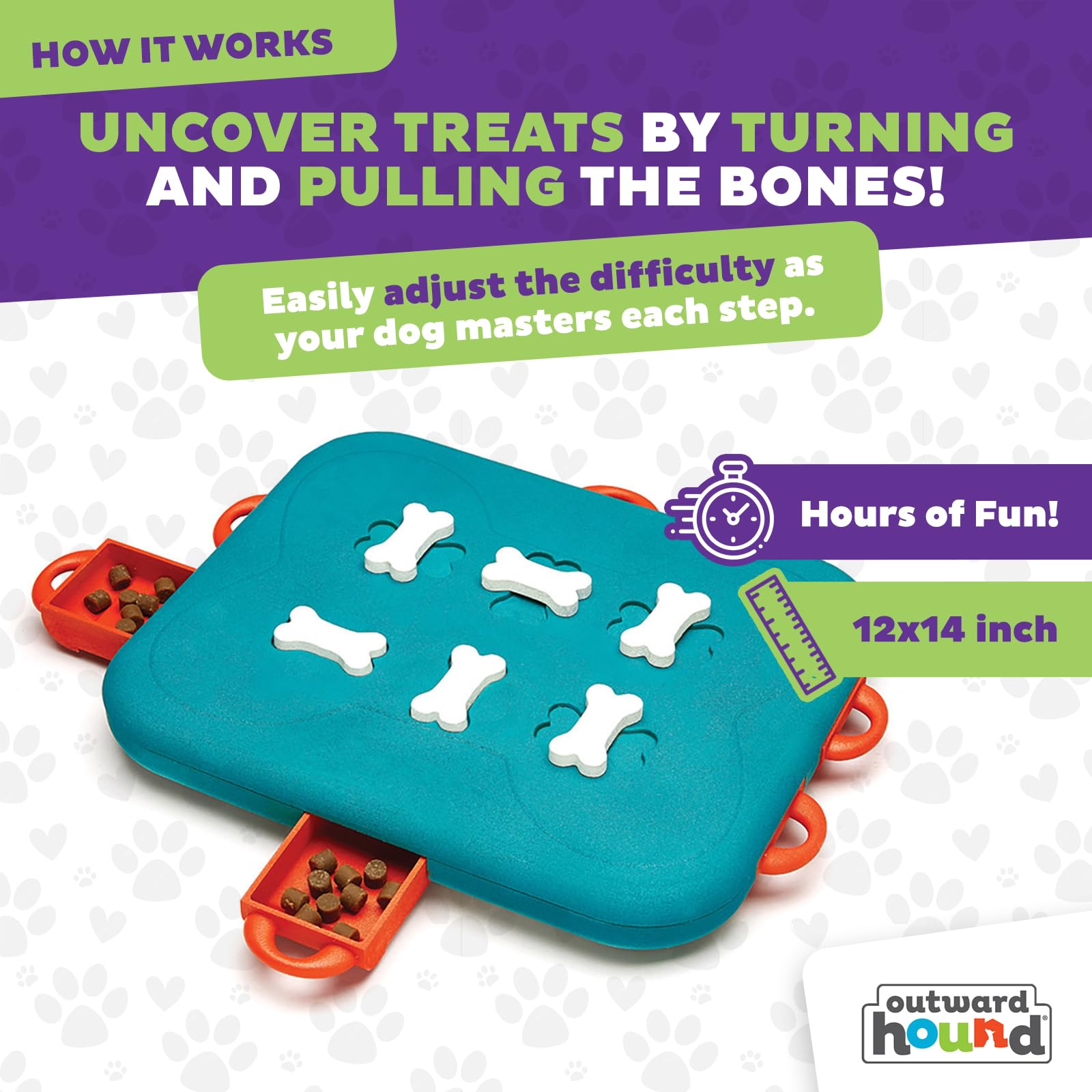 Outward Hound Dog Casino Level 3 easy-hard play options emphasizes adjustable difficulty for any dog