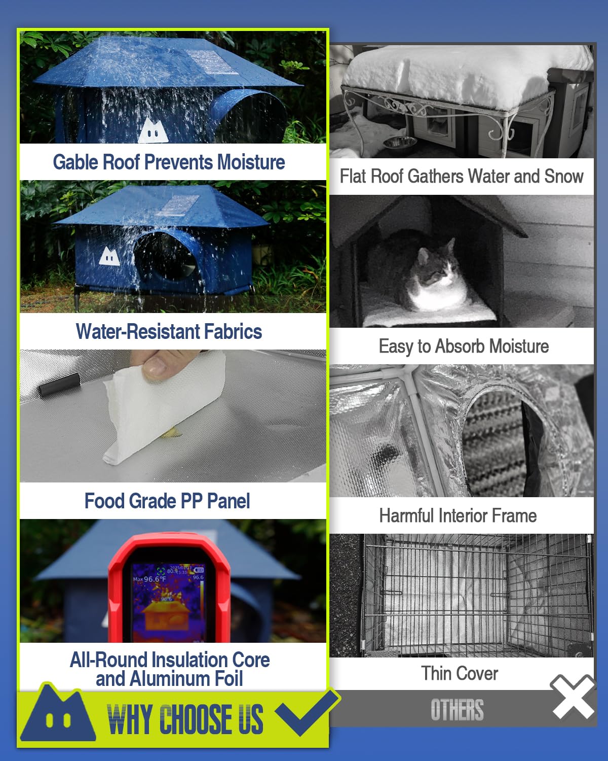 OVDIMK insulated core with built-in heater for potential warmth in chilly weather.