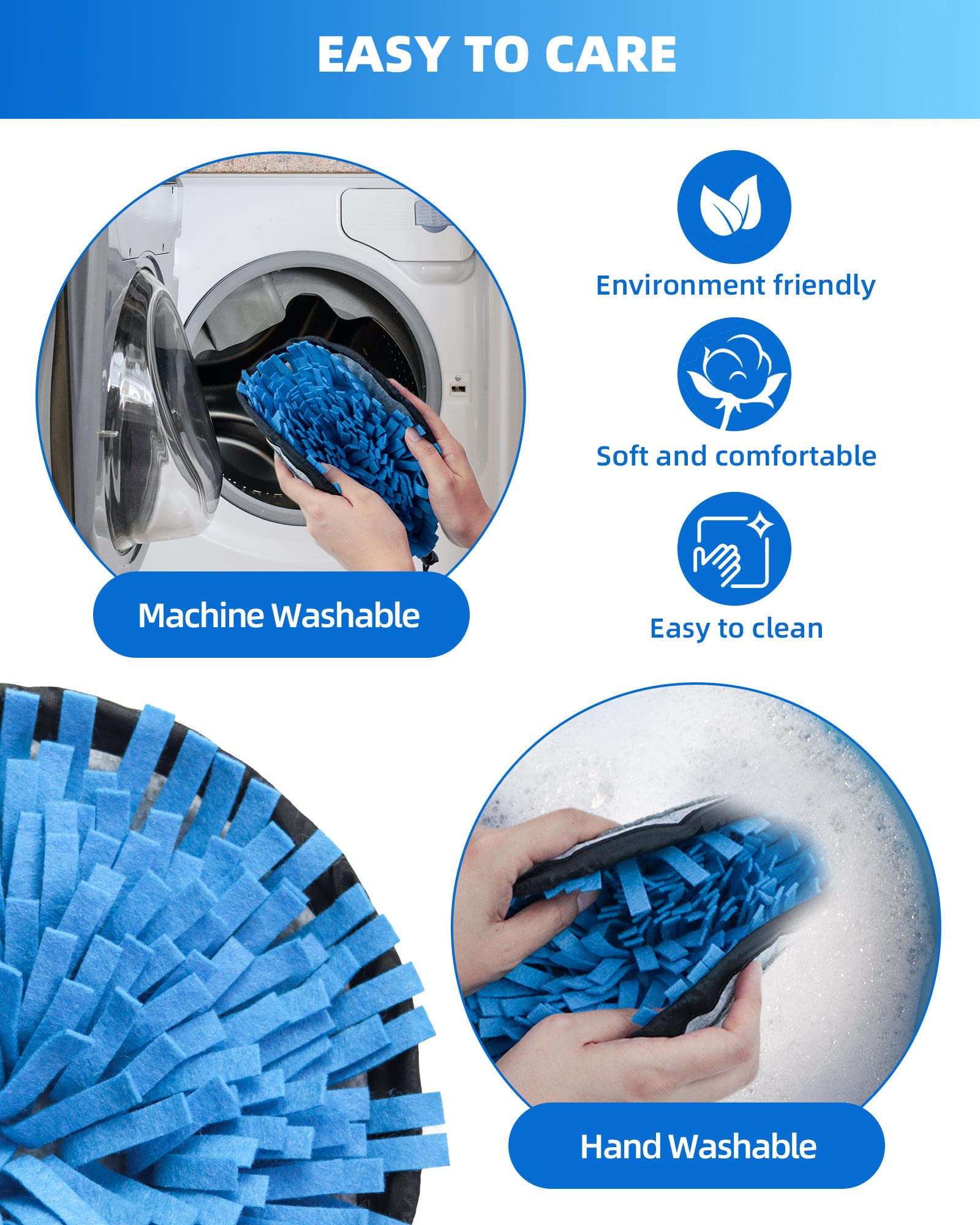OVMKOV Foldable, travel-ready nosework mat for on-the-go enrichment