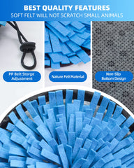 OVMKOV Snuffle Mat felt texture close-up showing durable, pet-friendly material