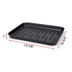 OwnMy boot tray mat indoors catches spills while drying shoes after wet weather.
