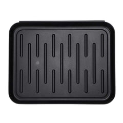 OwnMy boot tray mat outdoors keeps muddy boots dry and floors protected.