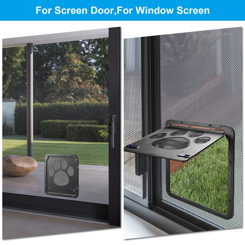 Ownpets black door sleek design emphasizes discreet integration with home décor