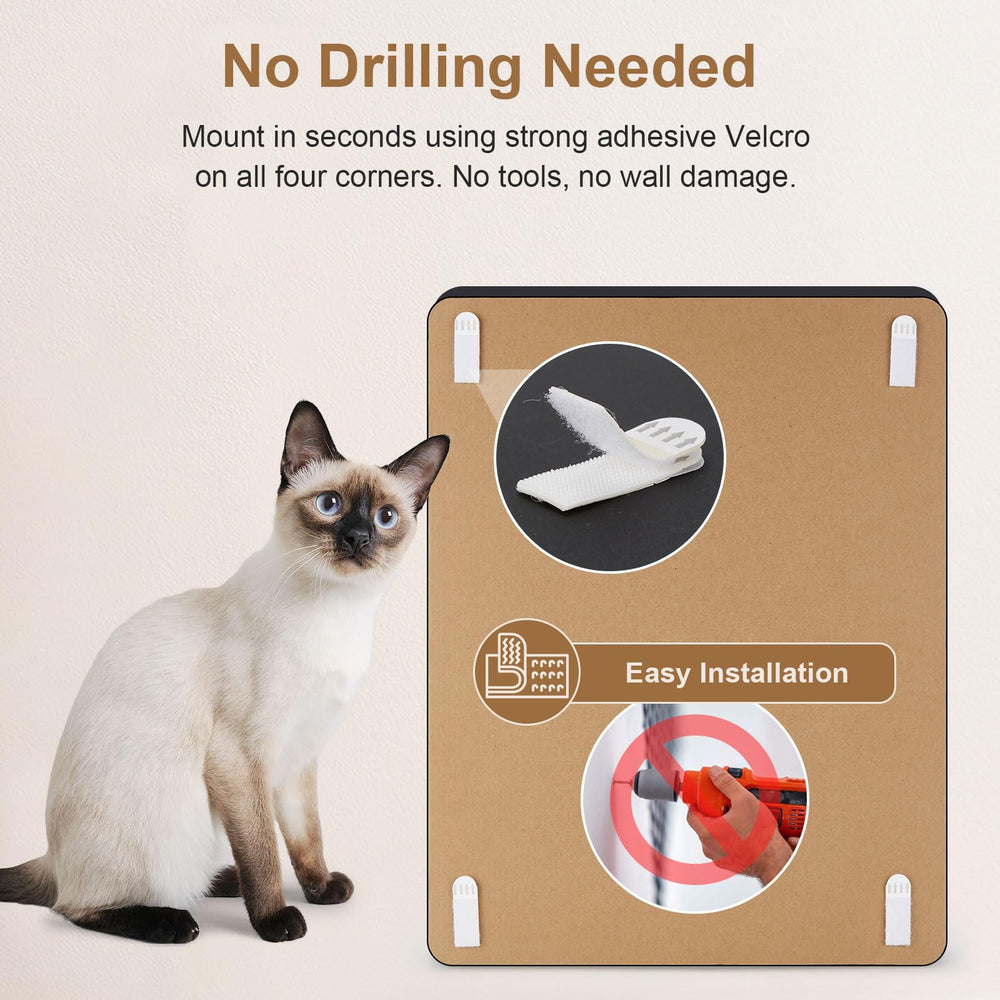 Ownpets cat-nail-trimming scratcher helps keep claws in check with regular use.
