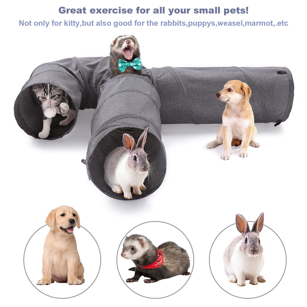 Ownpets cat tunnel indoor play area fits small pets.