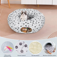 Ownpets donut tunnel design flat image showcases versatile cozy resting form.