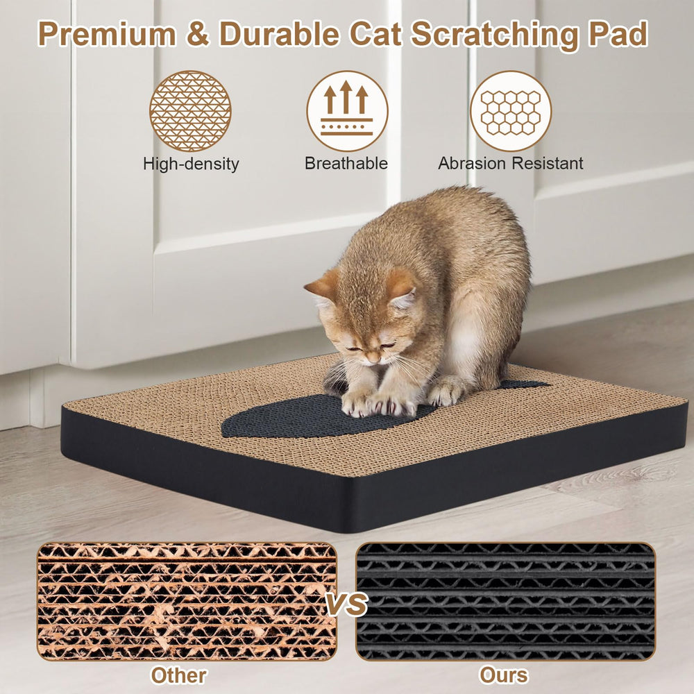 Ownpets furniture-protector scratcher blends with decor while guiding cats to proper scratching.