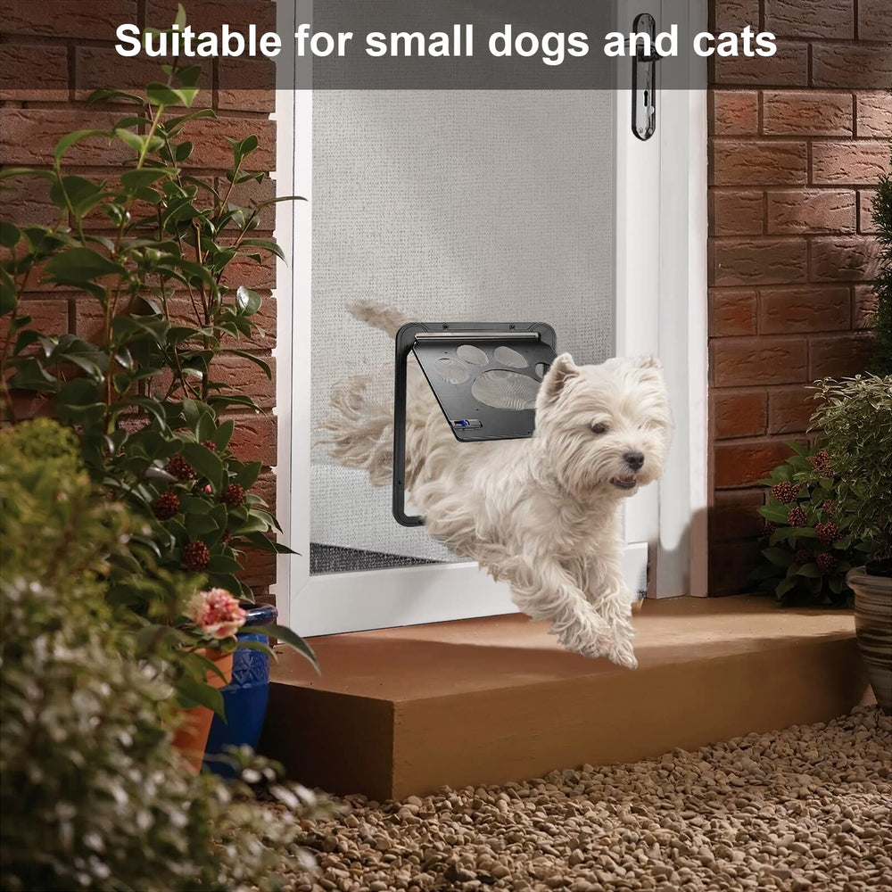 Ownpets puppy kitty door use scenarios captures real life moments of pets entering and exiting