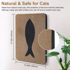 Ownpets vertical cat scratcher delivers efficient territory for scratching and saving sofas.
