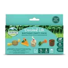 Oxbow Enriched Life Birthday Party Pack toy set boosts daily enrichment in small pets