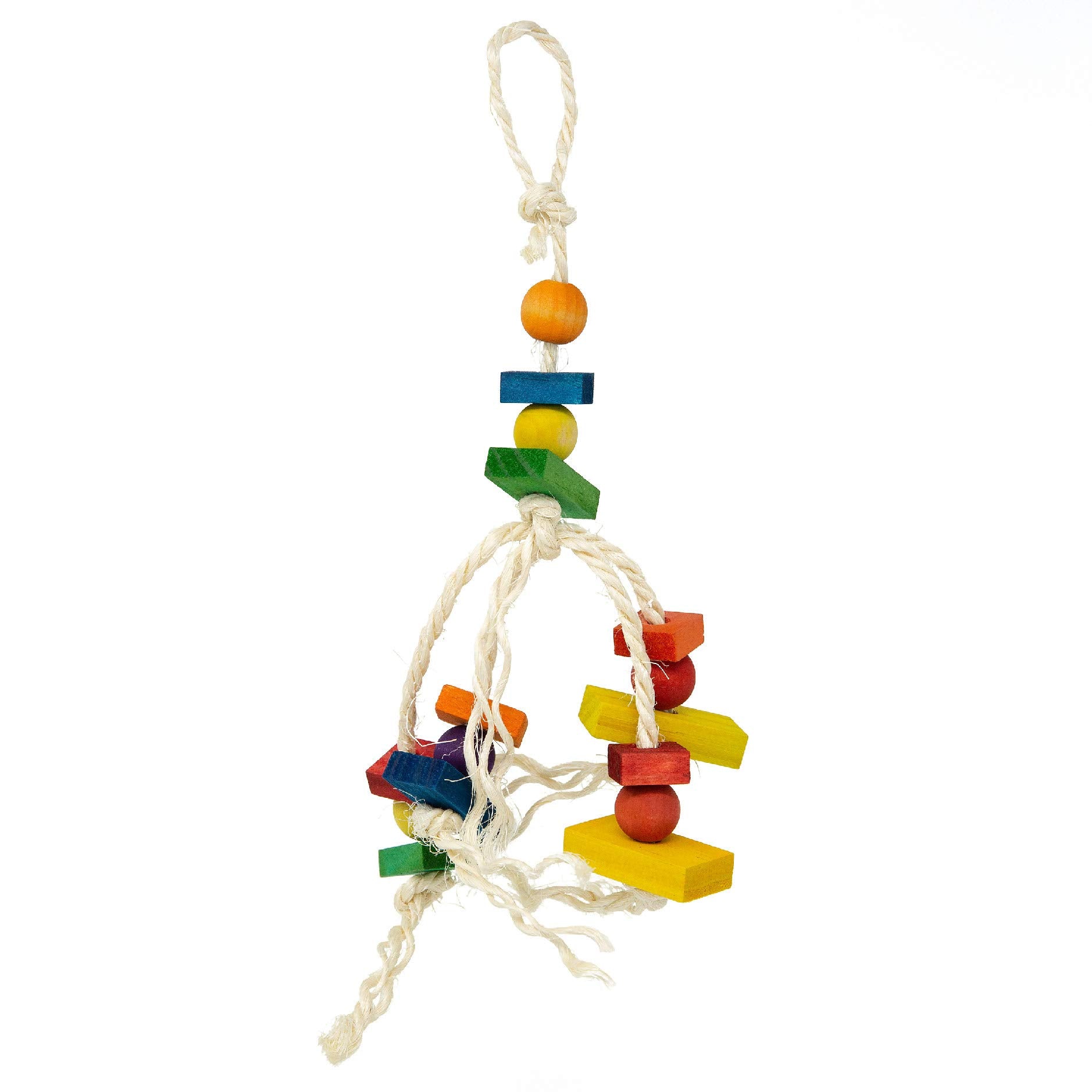 Oxbow Enriched Life Deluxe Dangly hanging setup supports active pets during cage time.