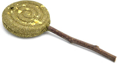 Oxbow Enriched Life Timothy Lollipop small-pet-chew-toy enhances mental stimulation.