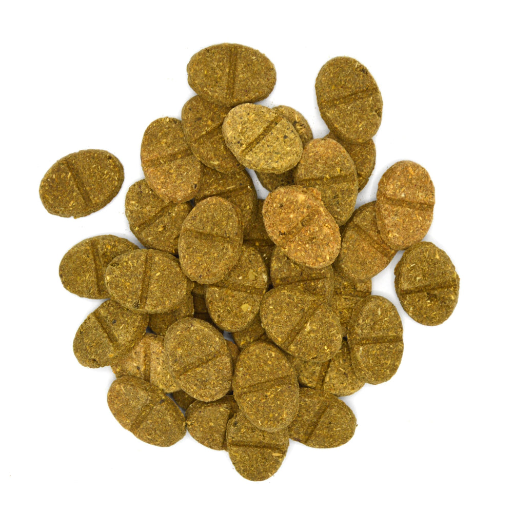 Close-up shows cranberry and pumpkin seeds with dandelion leaves for urinary wellness