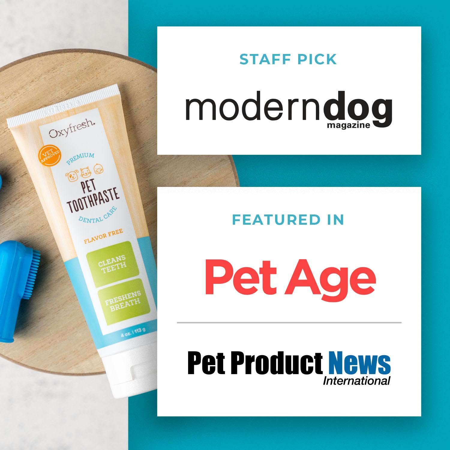 Oxyfresh Premium Cat & Dog Toothpaste formula Made in the USA, safety and trust.