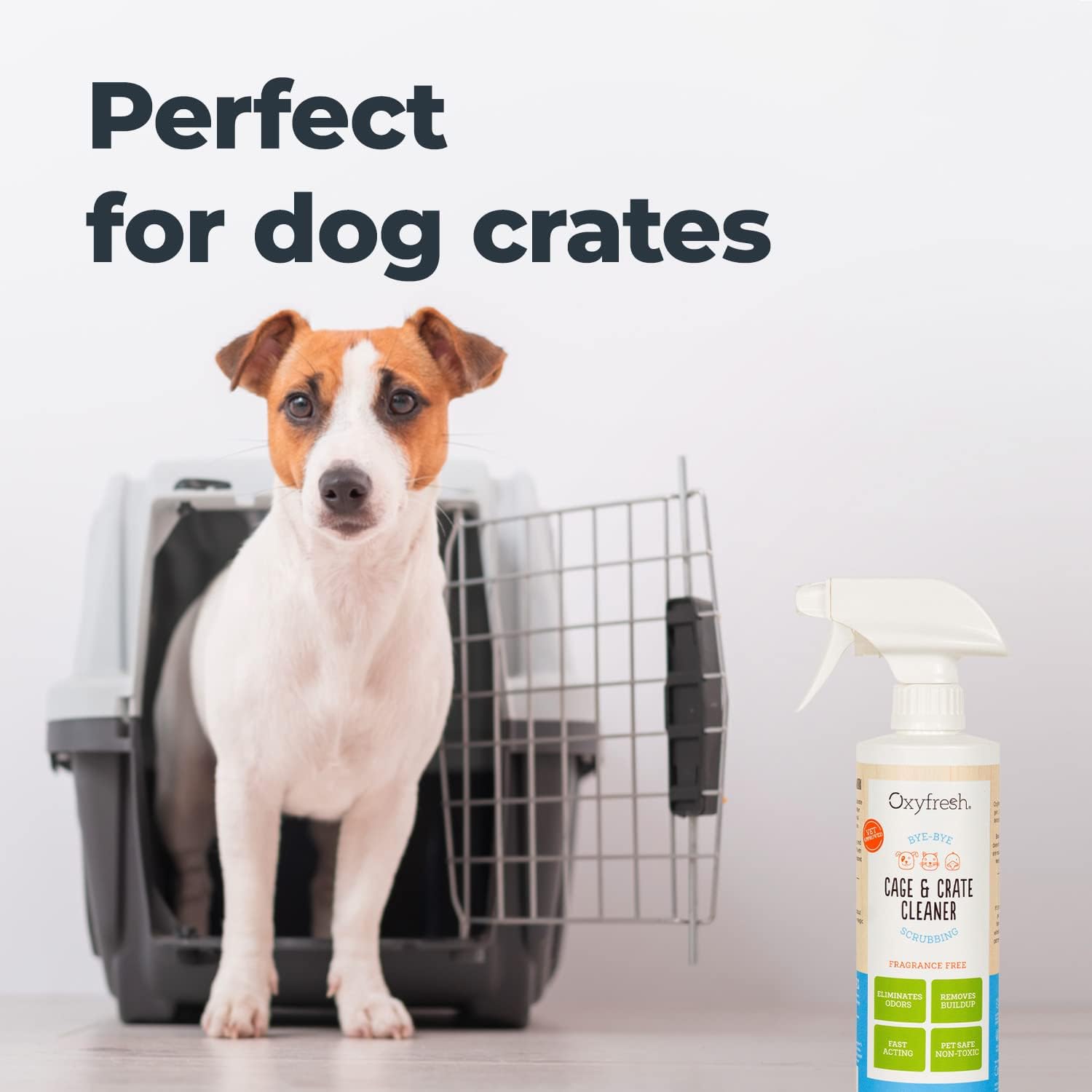 Oxyfresh Premium Crate Cleaner bird-safe formula cleans bird cages effectively