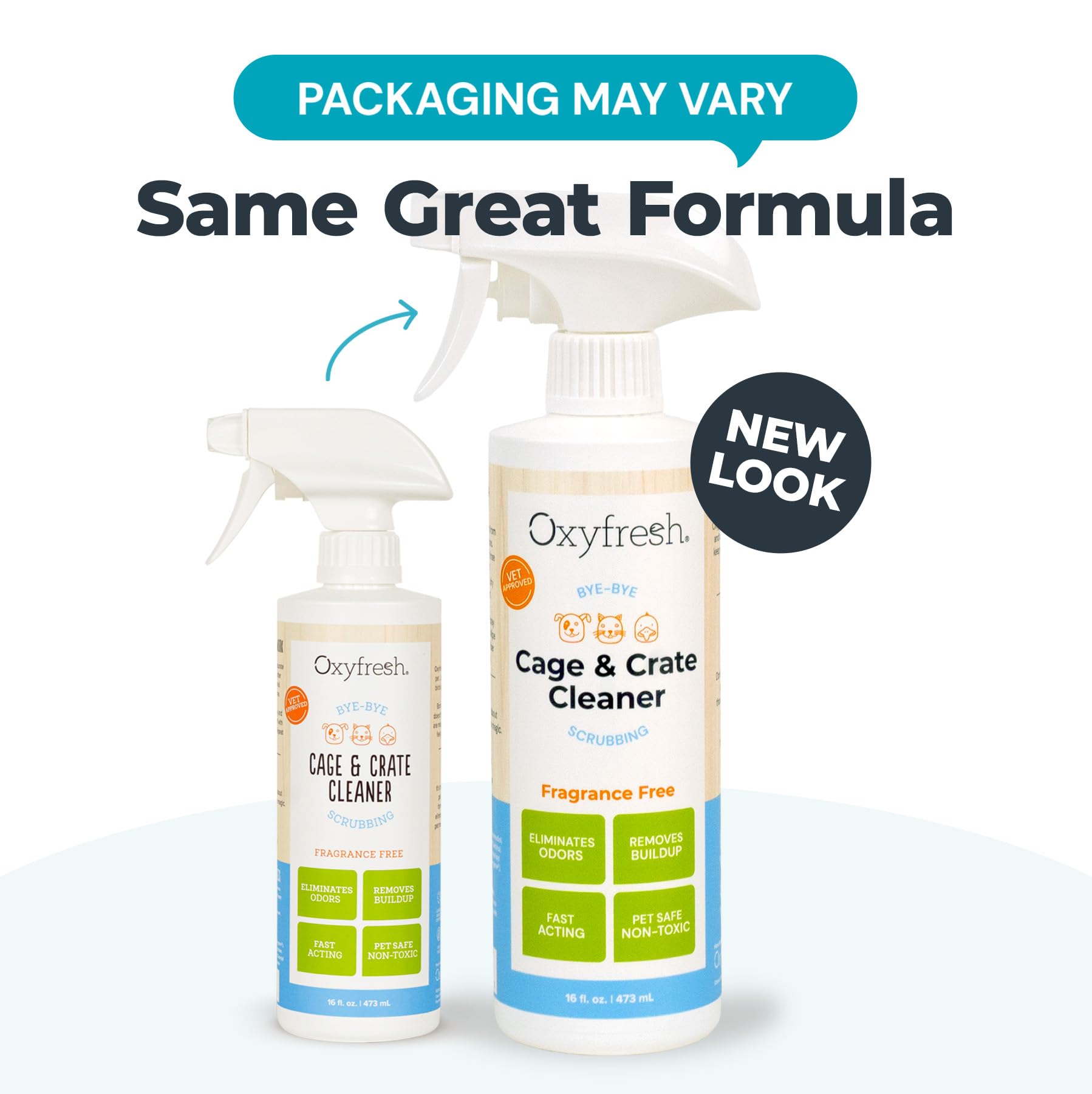 Oxyfresh Premium Crate Cleaner crate wipe application demonstrates quick, no-rinse cleaning