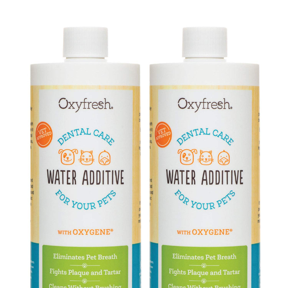 Oxyfresh premium pet dental water additive bottle for daily use and fresher breath