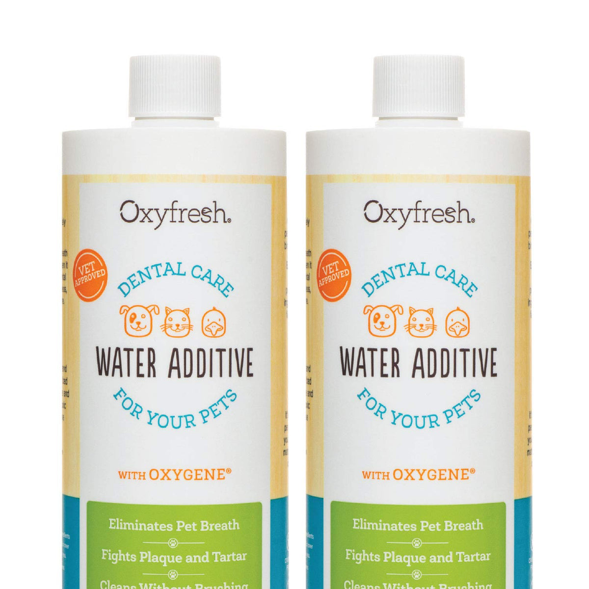 Oxyfresh premium pet dental water additive bottle for daily use and fresher breath