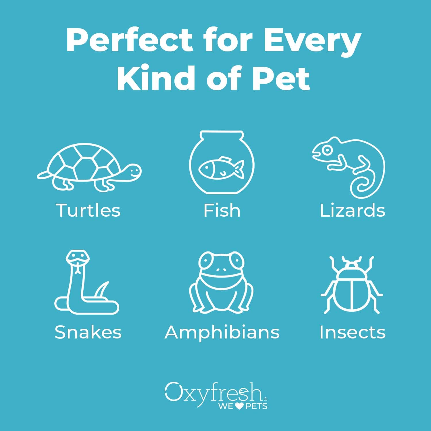 Oxyfresh USA-made product trusted by veterinarians for safe pet habitats.